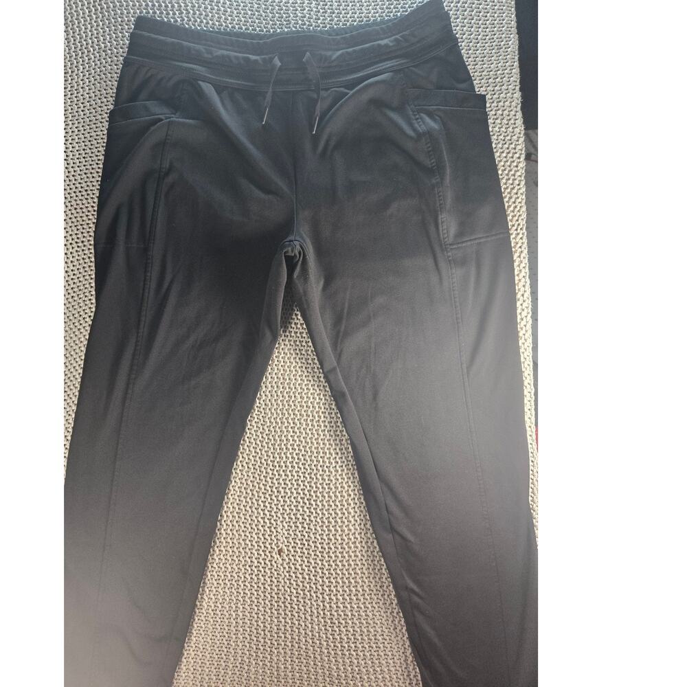 32 Degrees Heat Men’s Black Jogger Pants Size M Slim Fit Stretch Zip Pocket